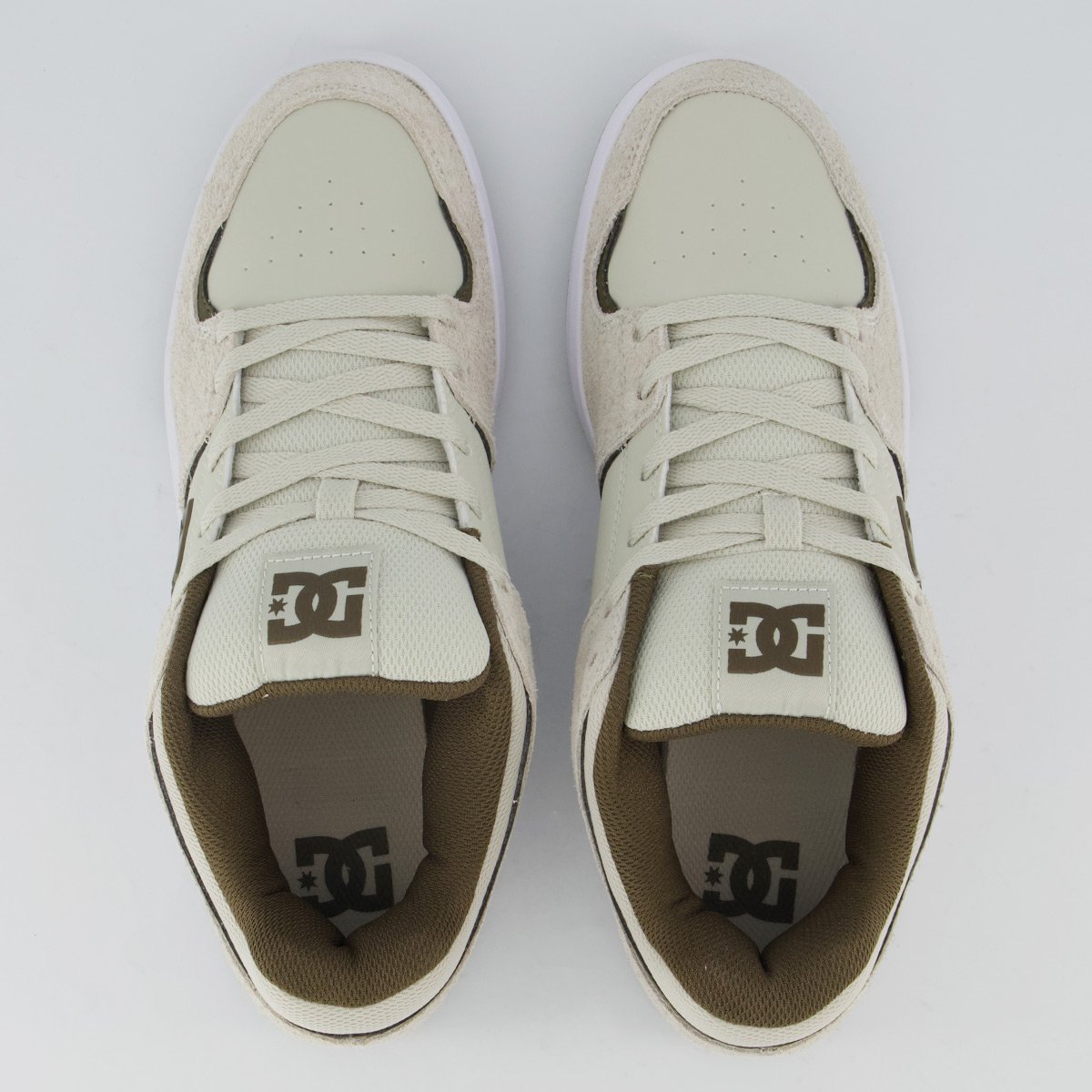 Tênis DC Shoes Cure Off White Bege 4