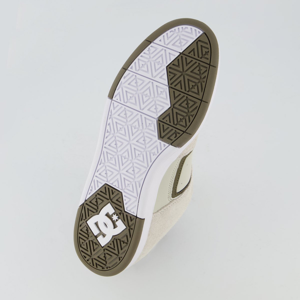 Tênis DC Shoes Cure Off White Bege 5