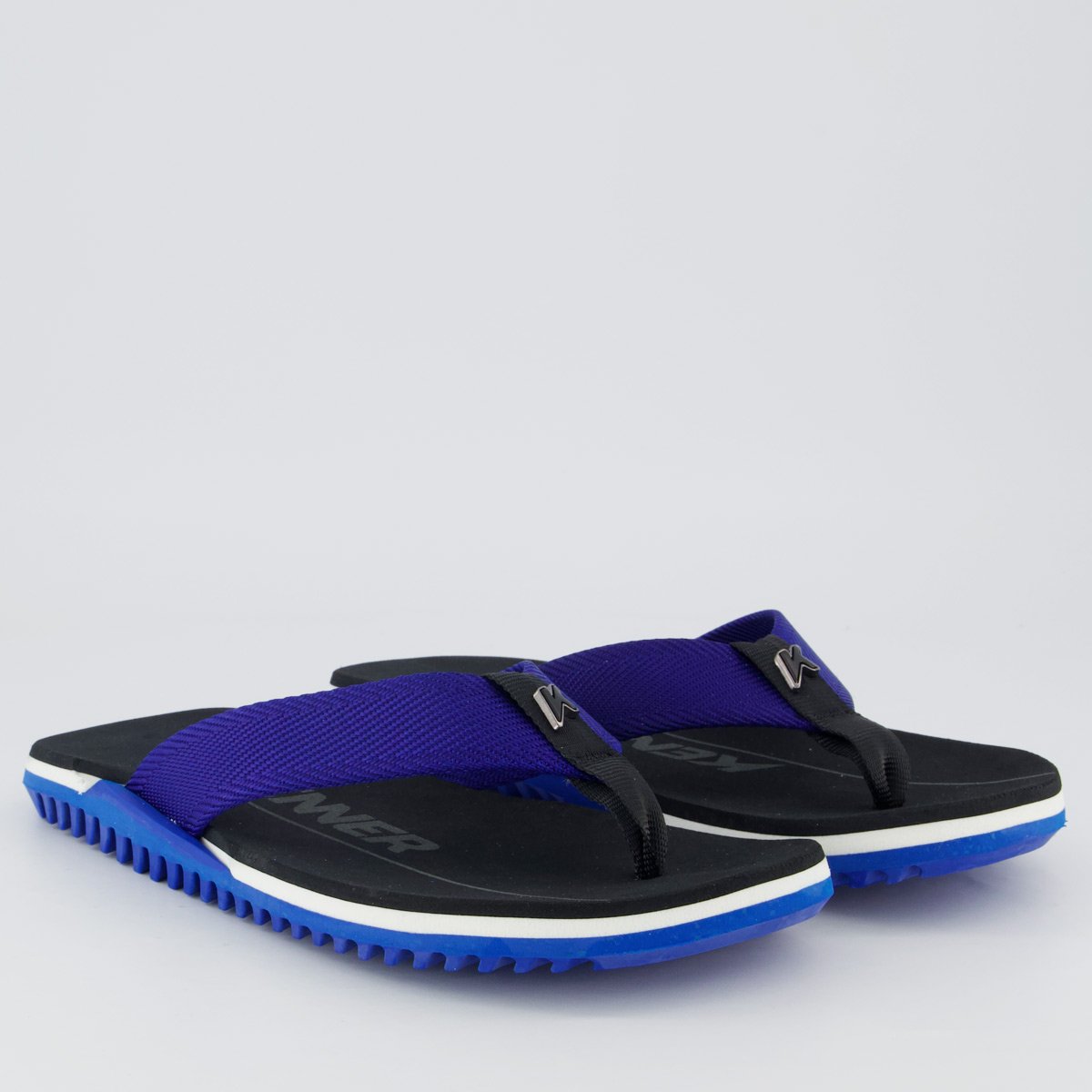 Chinelo Kenner NK6 Pro Preto e Azul Marinho Preto/Azul 3