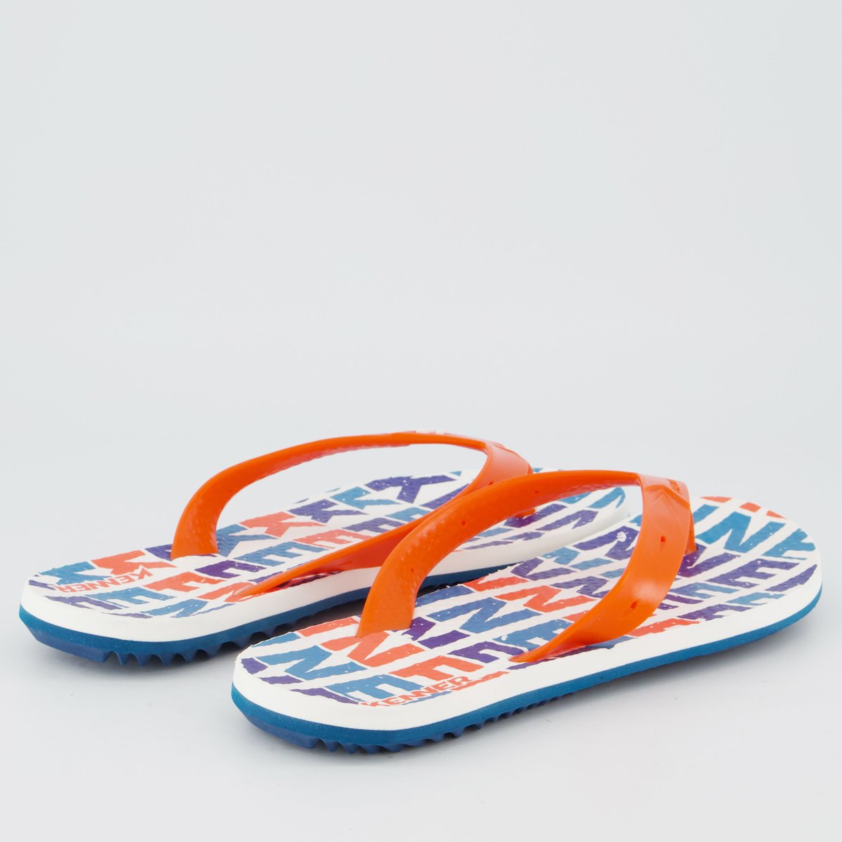 Chinelo Kenner Summer Classic Laranja e Branco Branco/Laranja 4