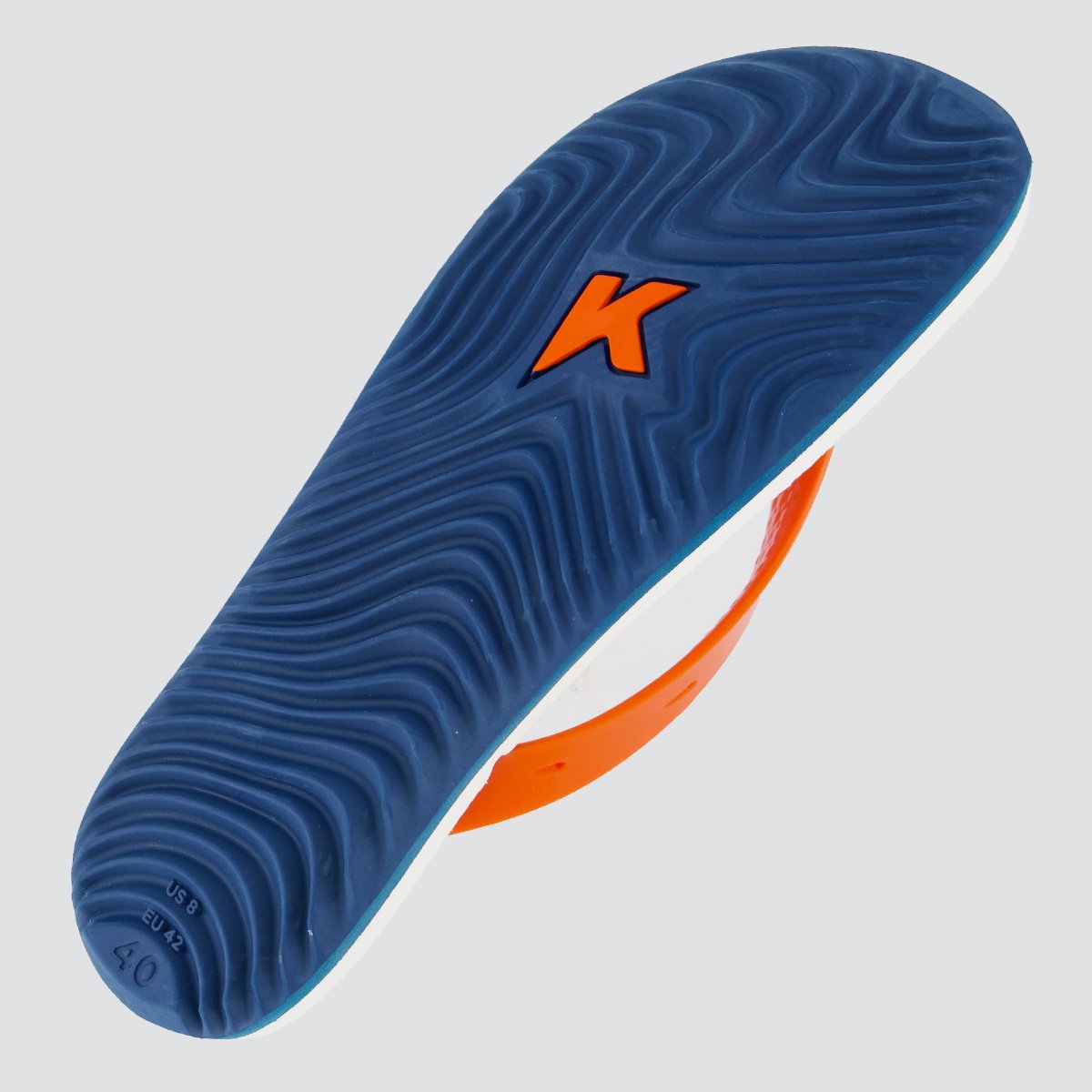 Chinelo Kenner Summer Classic Laranja e Branco Branco/Laranja 5