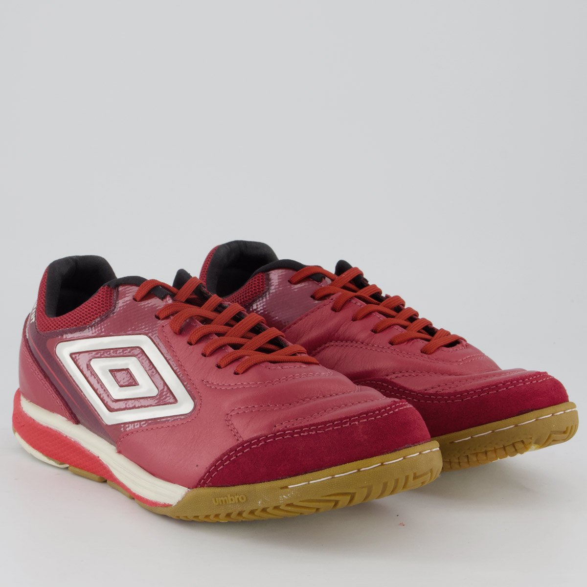 Chuteira Umbro Adamant Master Class Pro Bump Futsal Vermelha Vermelho 2