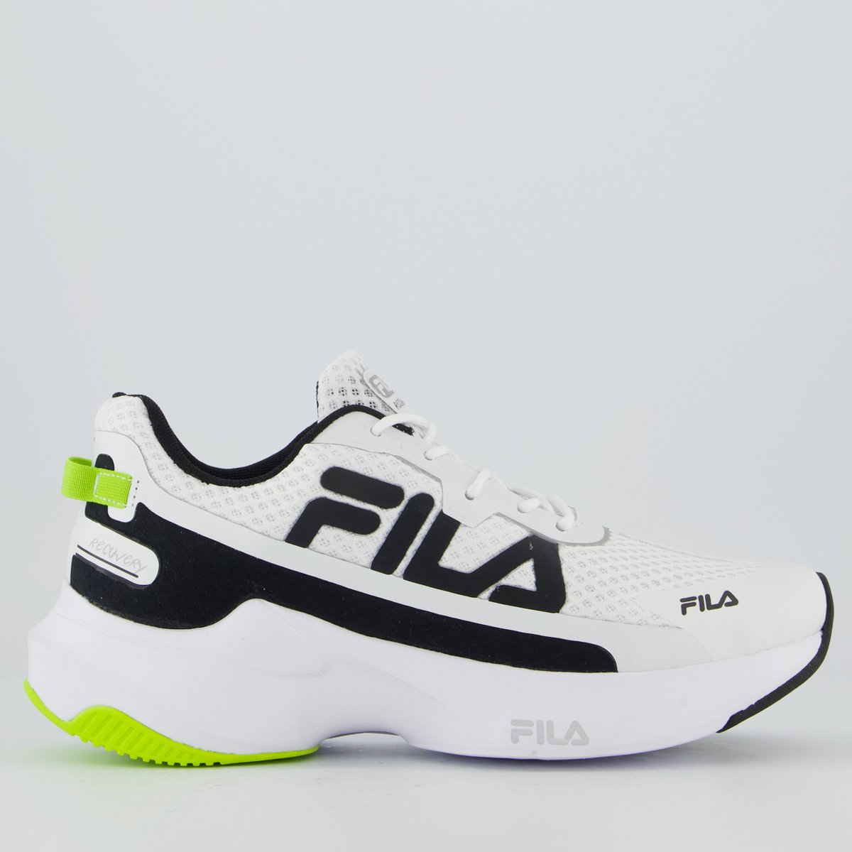 Tenis Fila Recovery Branco e Verde