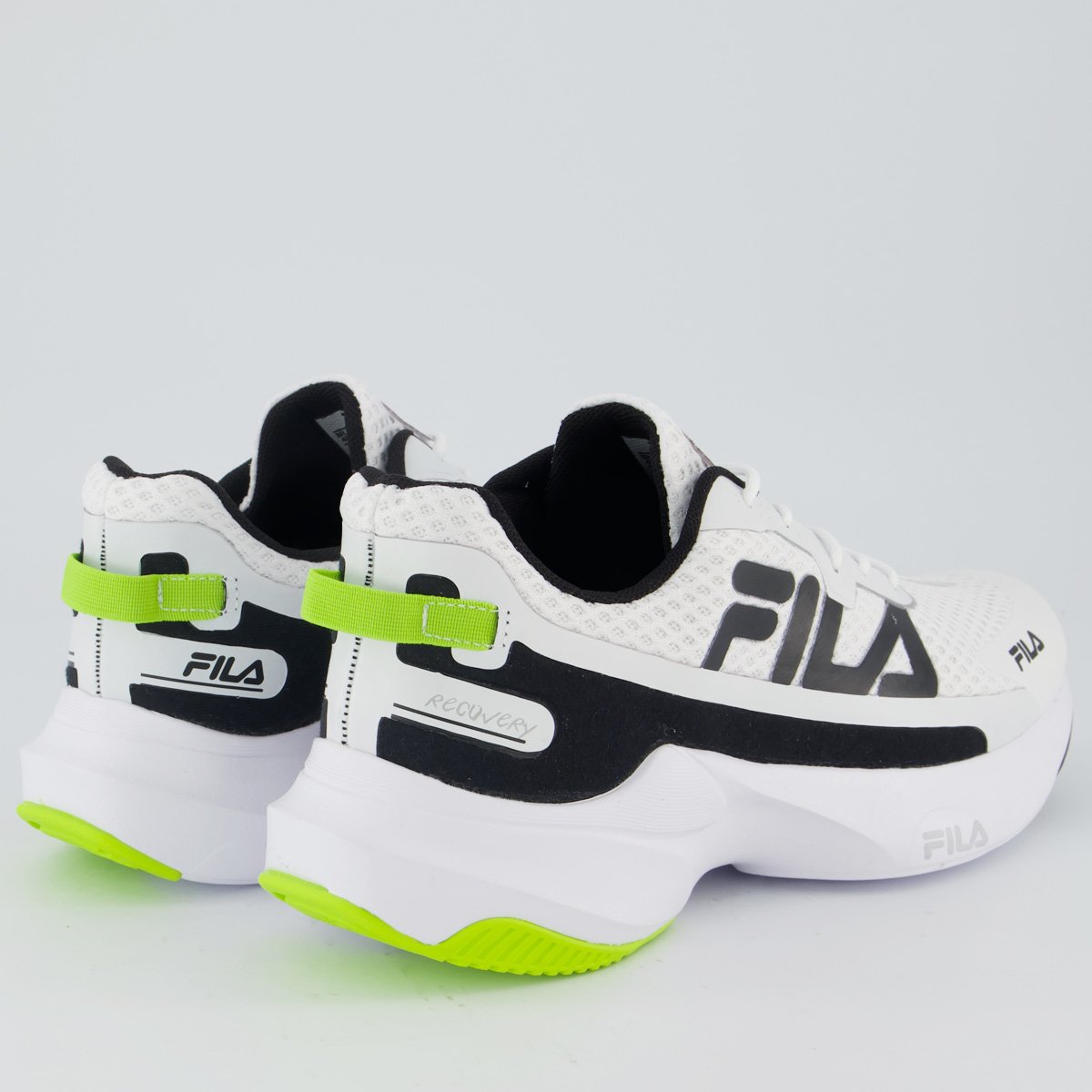Tenis Fila Recovery Branco e Verde Branco 3