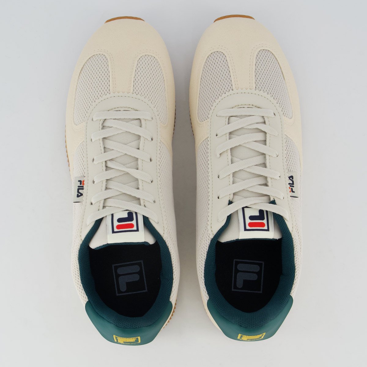 Tenis Fila F-RETRO 2 Bege e Verde Bege 4