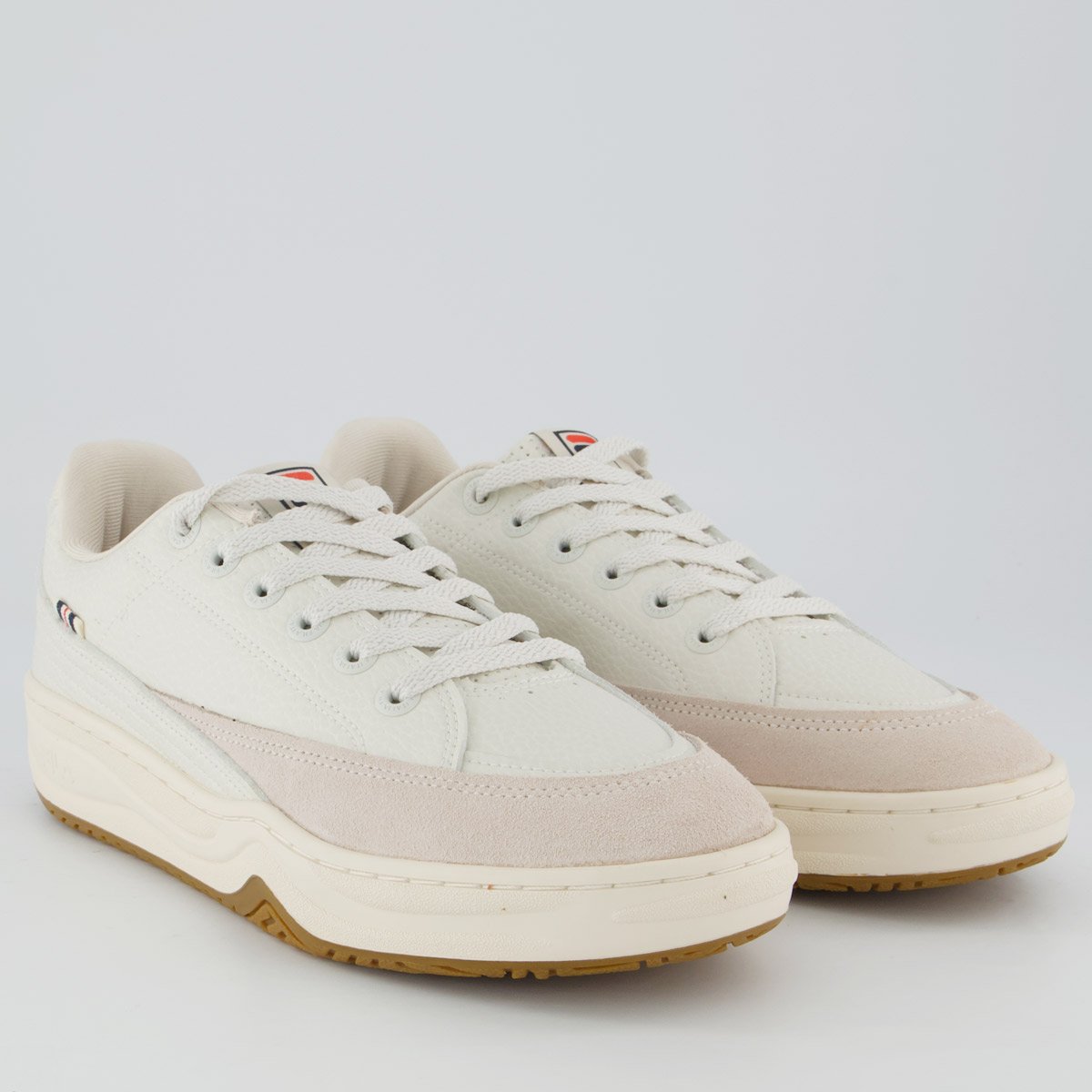 Tenis Fila Clubhouse 99 Branco e Bege Bege 2