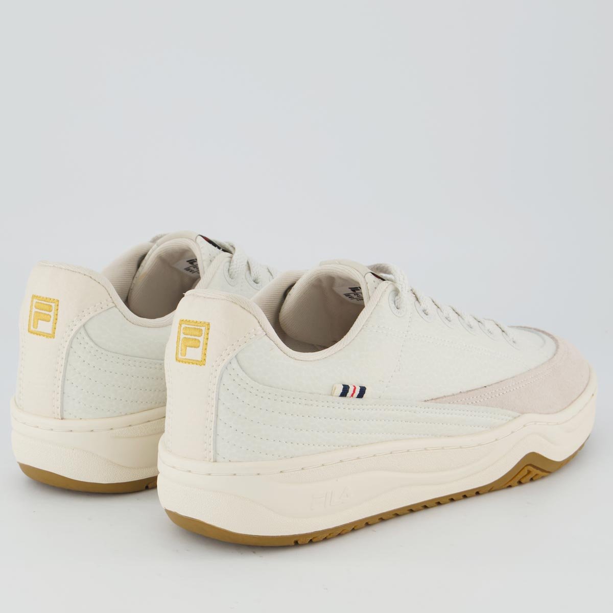 Tenis Fila Clubhouse 99 Branco e Bege Bege 3
