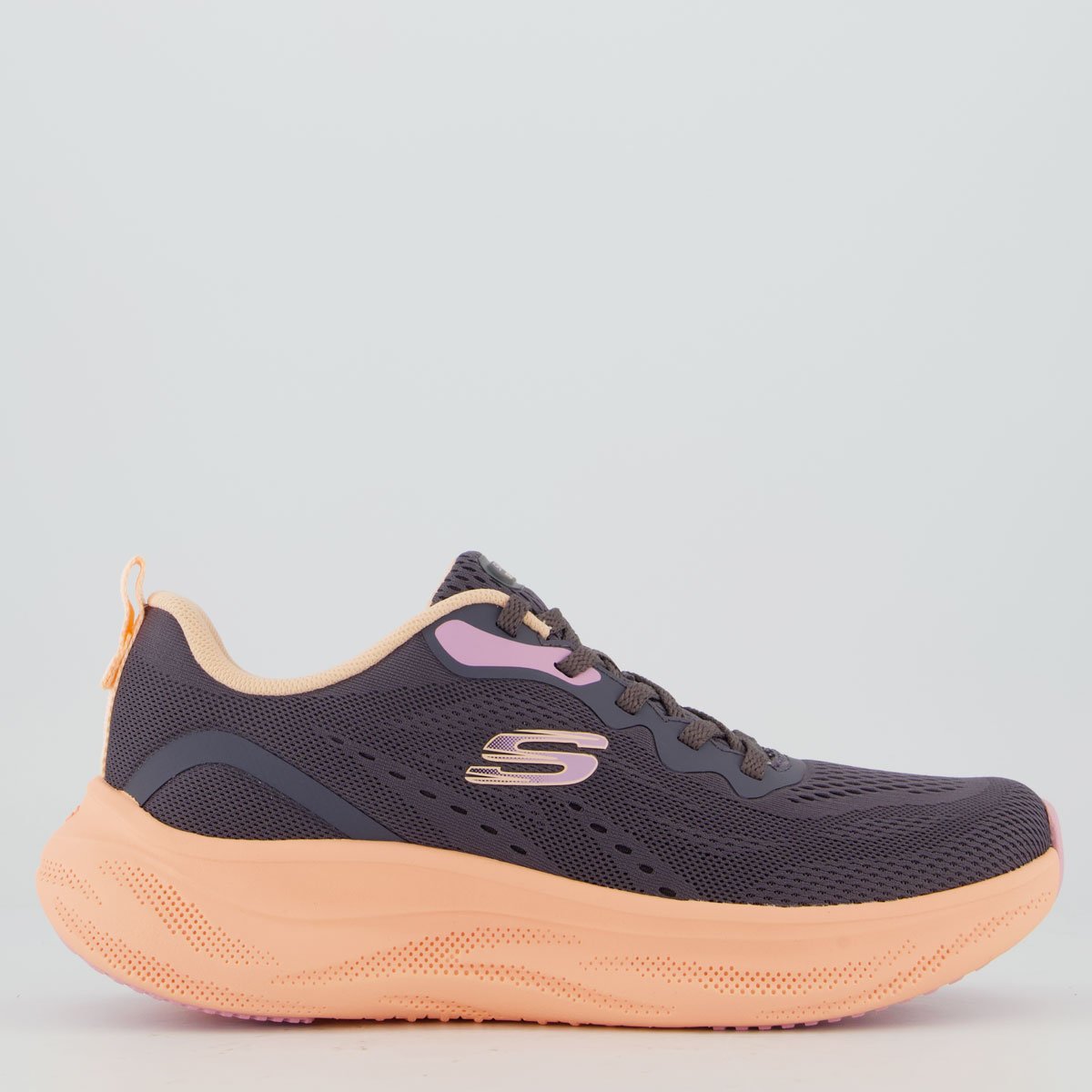 Tênis Skechers Skech Clound Feminino Roxo e Rosa