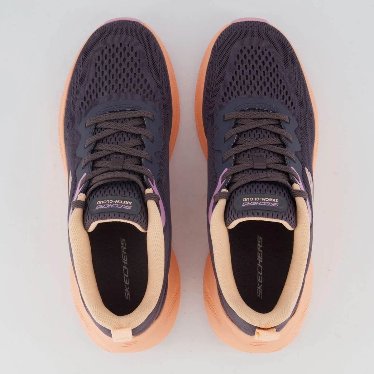Tênis Skechers Skech Clound Feminino Roxo e Rosa Roxo 4