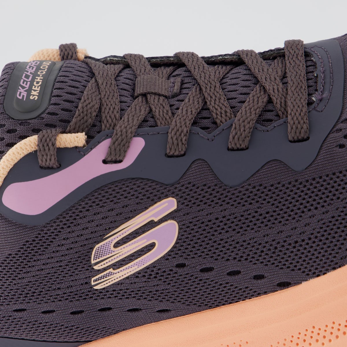 Tênis Skechers Skech Clound Feminino Roxo e Rosa Roxo 7
