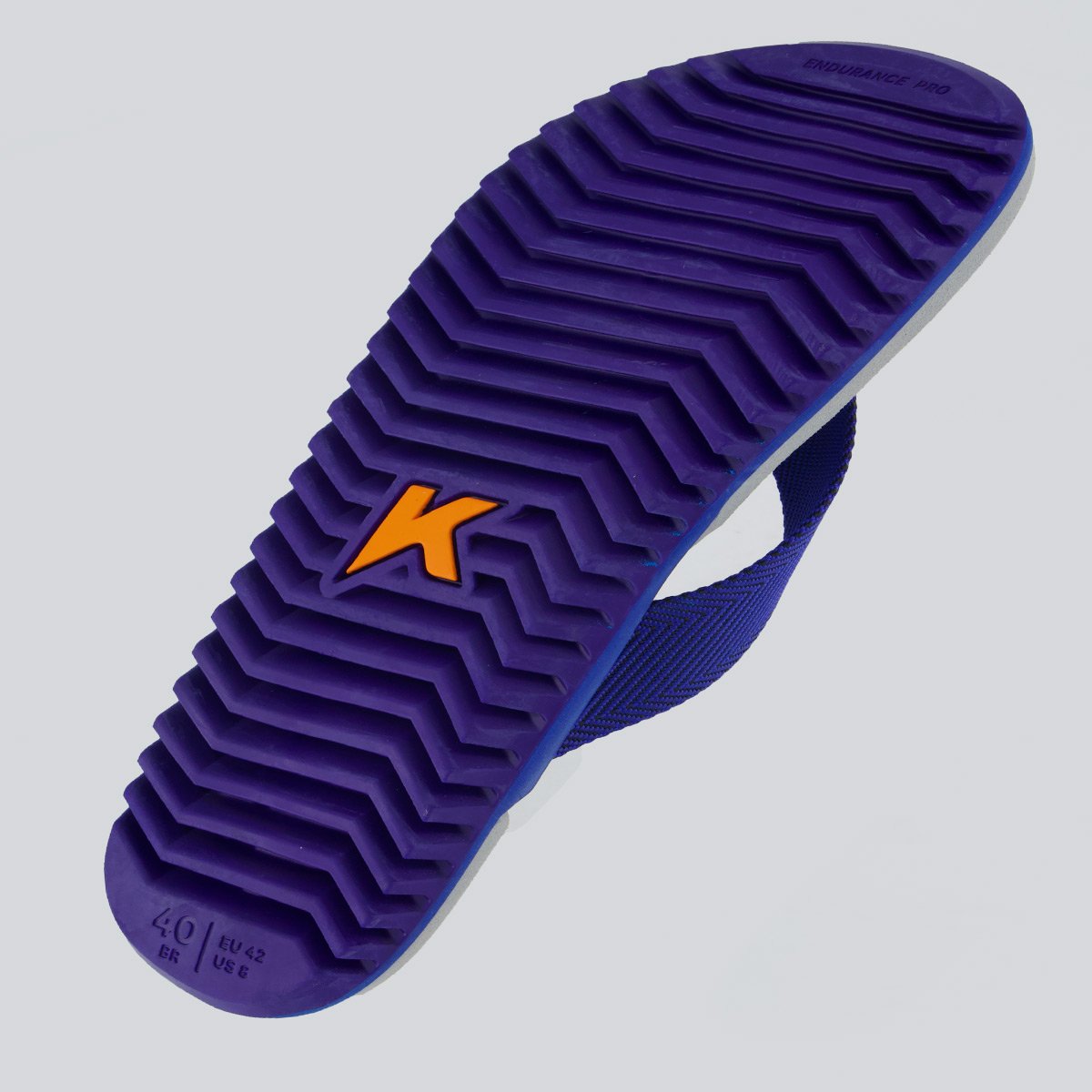 Chinelo Kenner NK6 Cinza e Azul Cinza/Azul 5