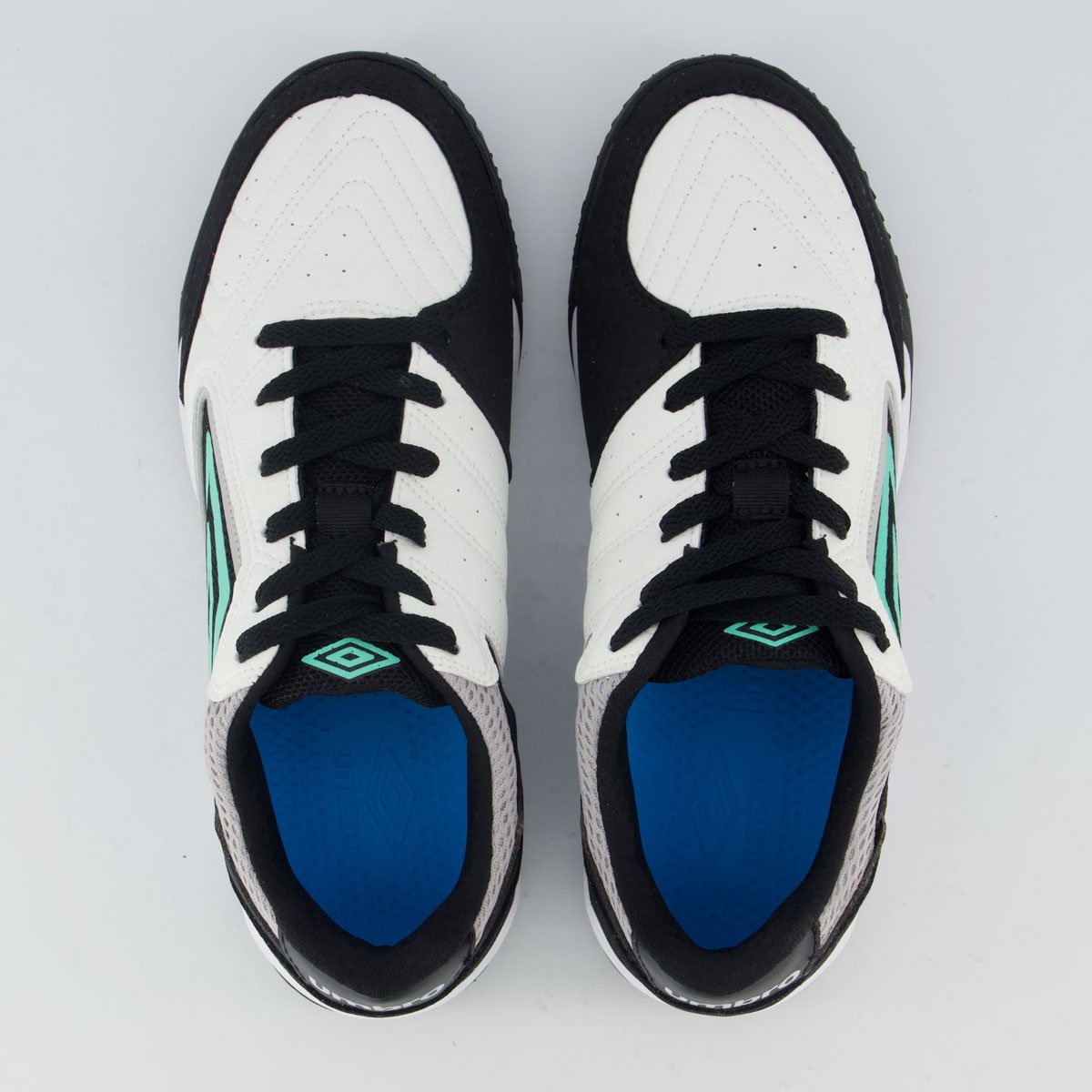 Chuteira Umbro Society Pro Challenge Uptake Branca Branco/Preto 4