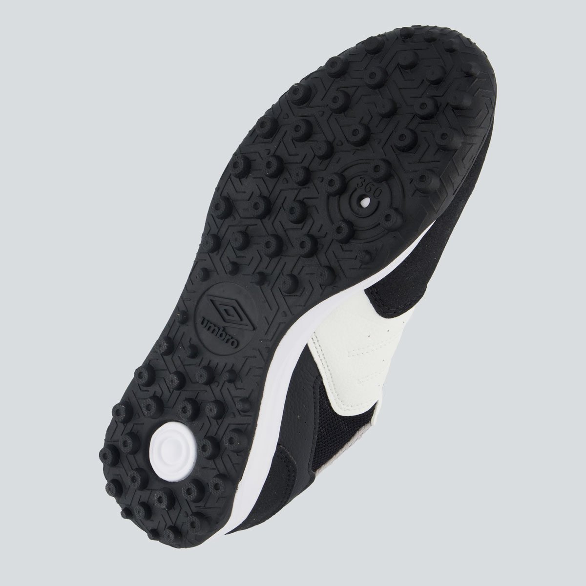 Chuteira Umbro Society Pro Challenge Uptake Branca Branco/Preto 5