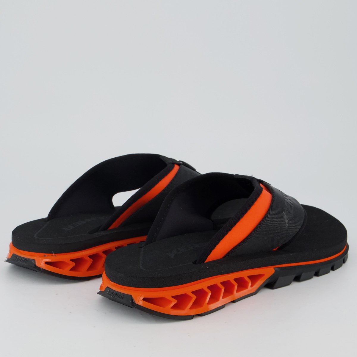 Chinelo Kenner Rakka Sport Preto e Laranja Preto 4