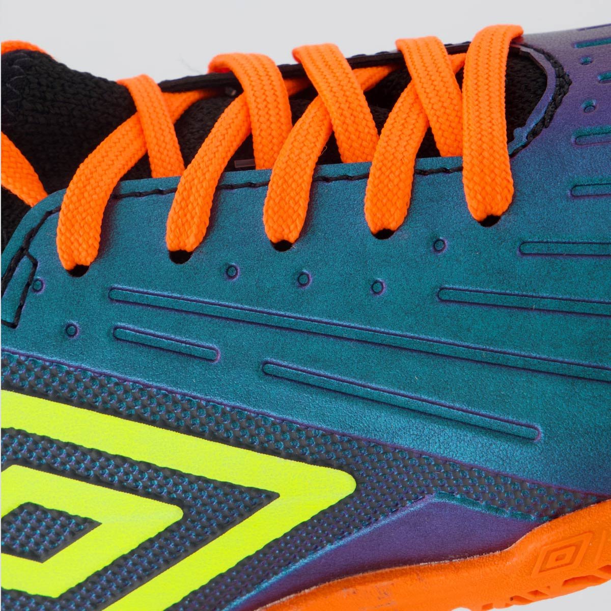 Chuteira Umbro Ux Futsal Juvenil Marinho e Laranja Multicores 7