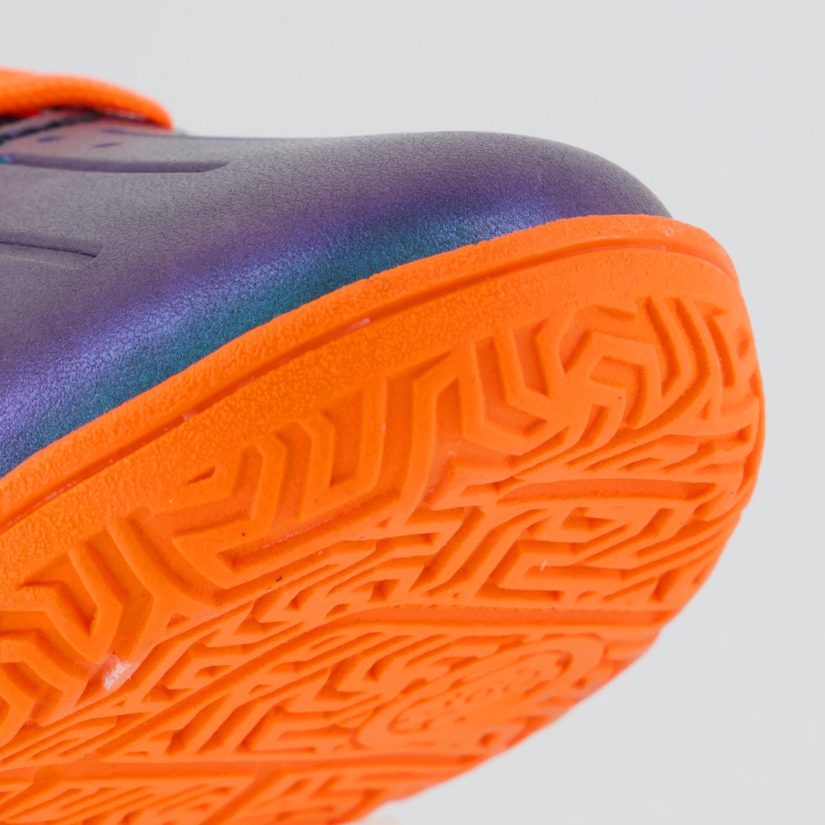 Chuteira Umbro Ux Futsal Juvenil Marinho e Laranja Multicores 8