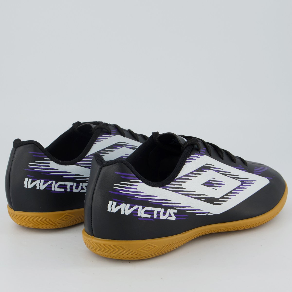 Chuteira Umbro Invictus Futsal Preta e Branca Preto 3