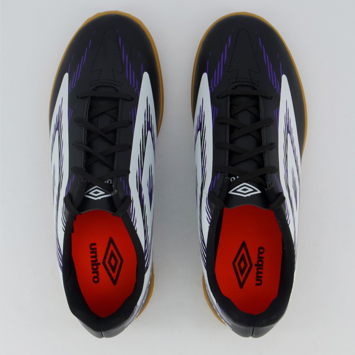 Chuteira Umbro Invictus Futsal Preta e Branca Preto 4