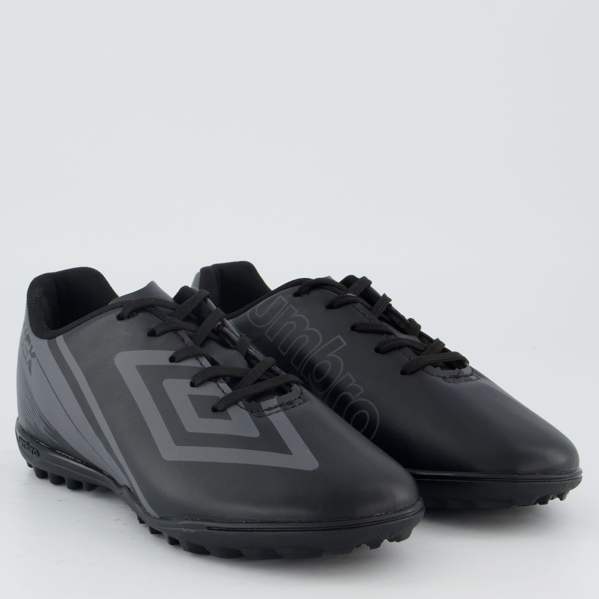 Chuteira Umbro Kick Society Juvenil Preta Preto 2
