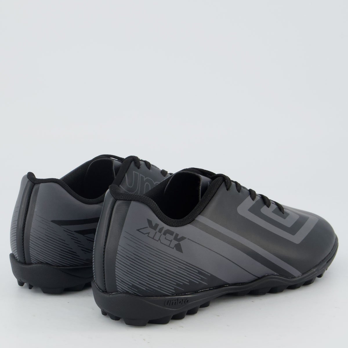 Chuteira Umbro Kick Society Juvenil Preta Preto 3