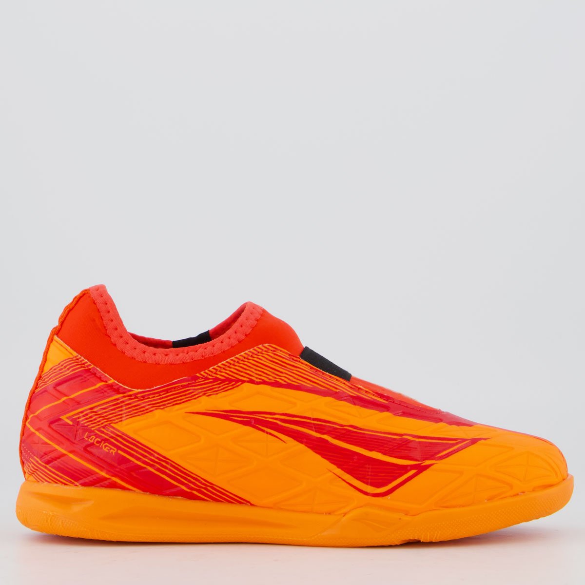 Chuteira Penalty Futsal RX Lock Elastico Y-5 Juvenil Laranja
