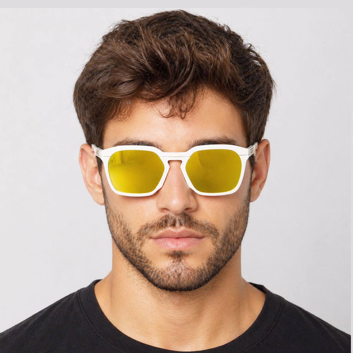Óculos de Sol Oakley HSTN SQ Branco Branco 5