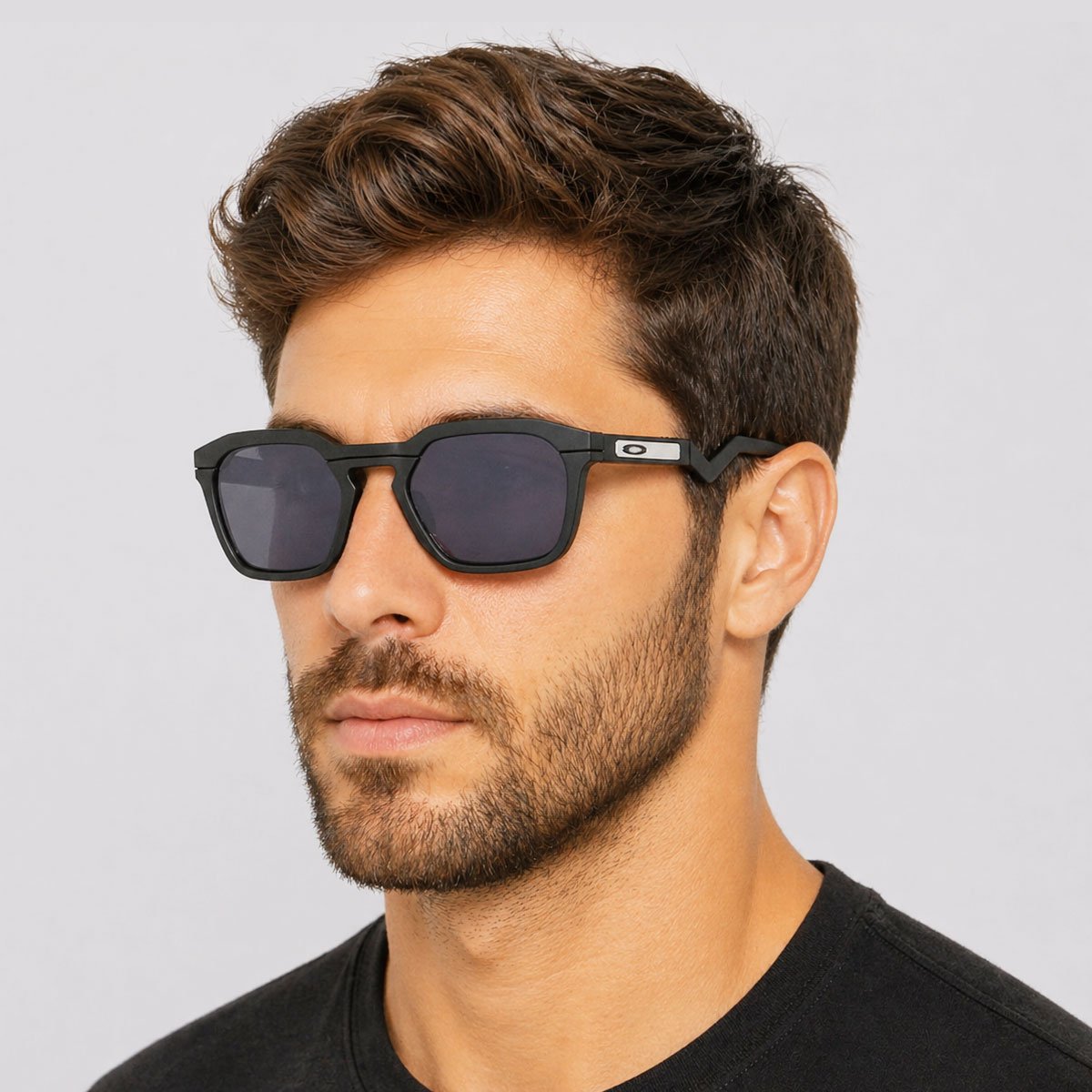 Óculos de Sol Oakley HSTN SQ Preto Preto 4