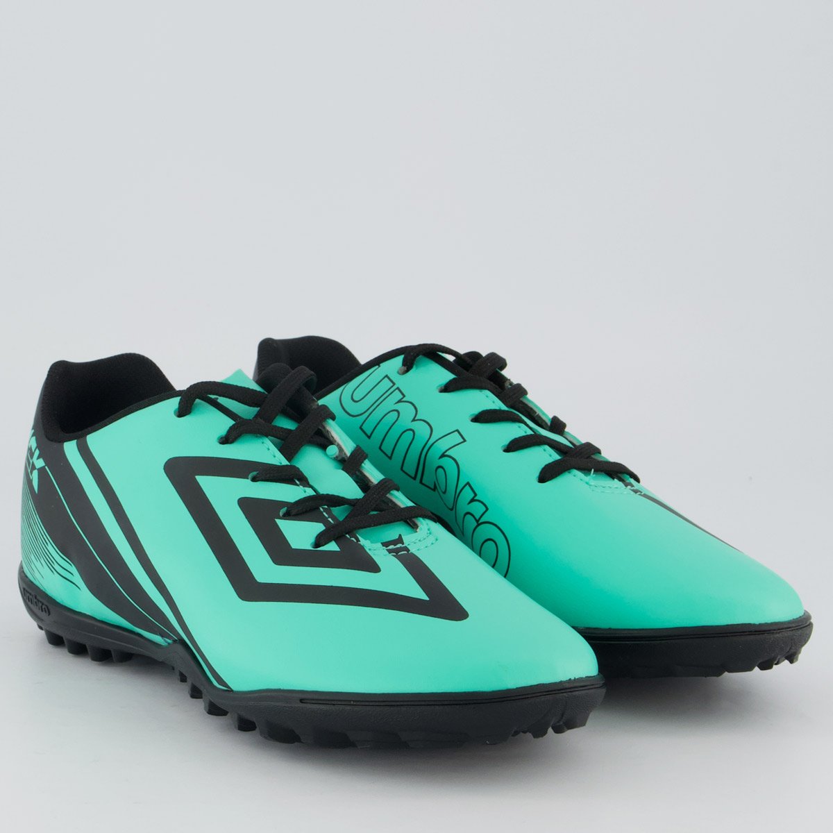 Chuteira Umbro Kick Society Juvenil Verde e Preta Verde 2