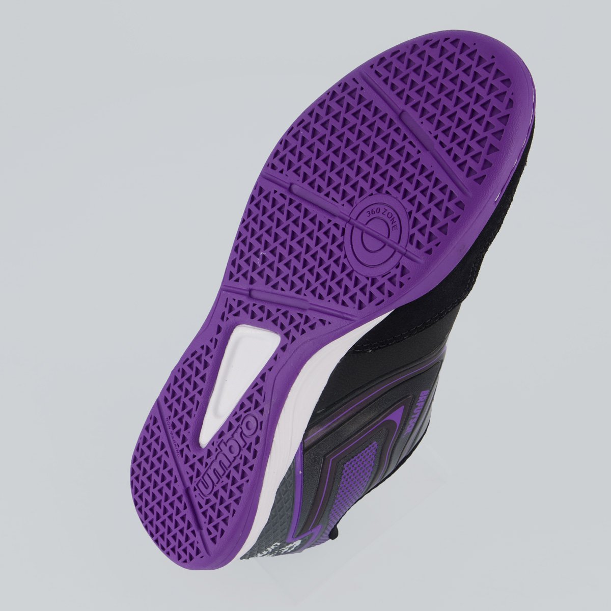 Chuteira Umbro Pro 5 Bump Club Futsal Preta e Roxa Preto/Roxo 5