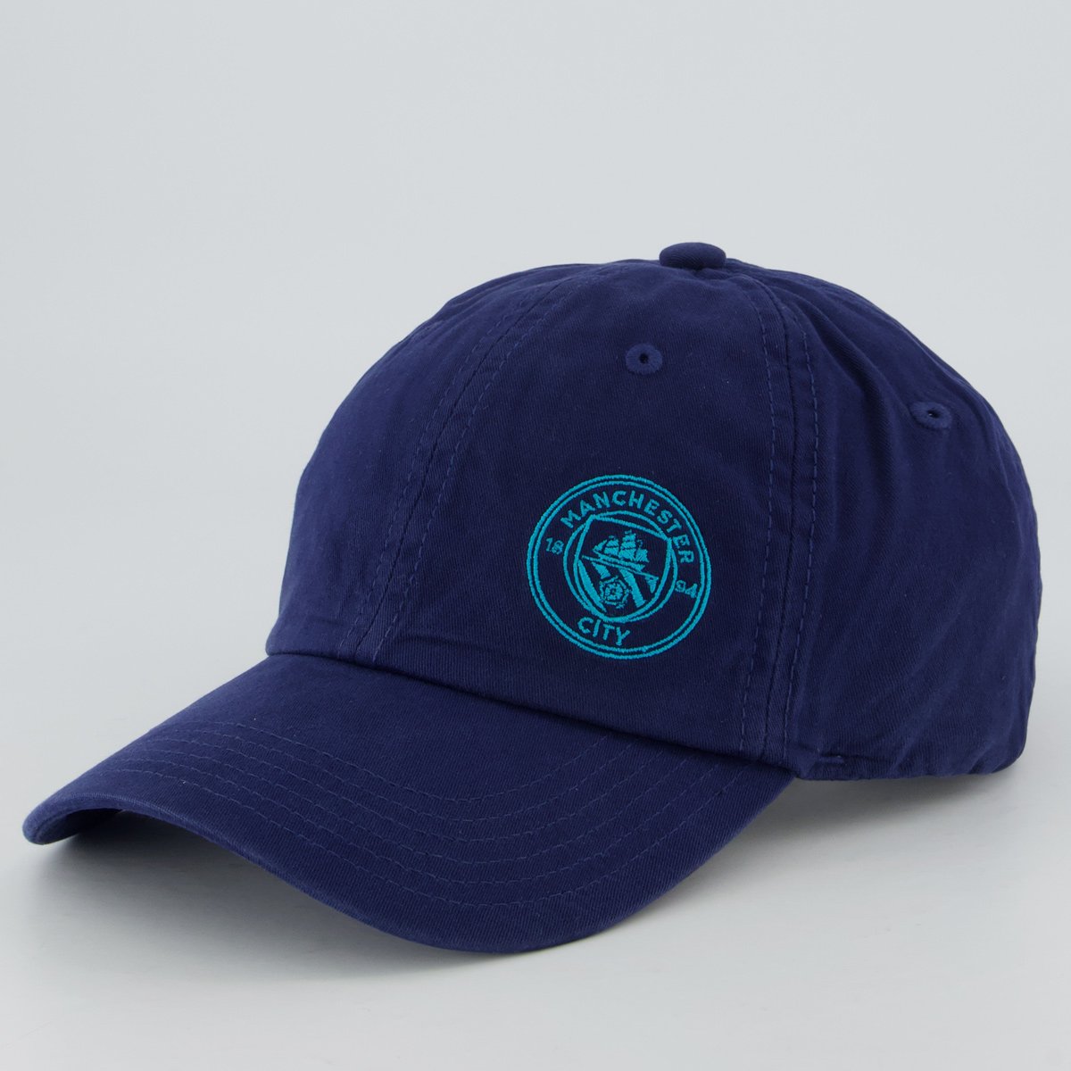 Boné Manchester City 6 Gomos Logo Azul Marinho