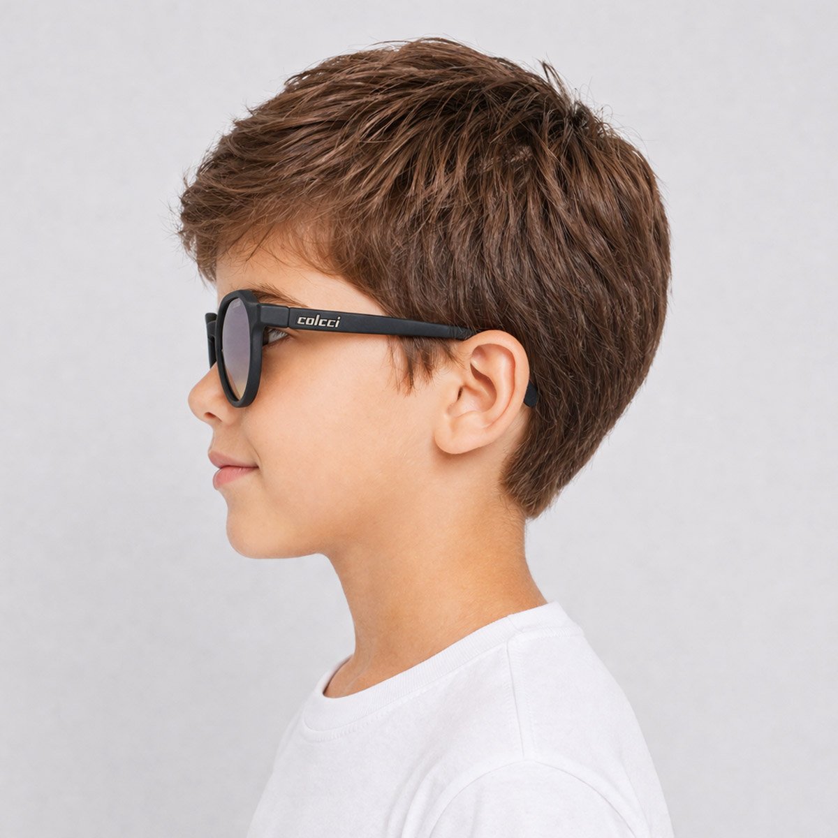 Óculos de Sol Colcci Noa Fun Infantil Preto Fosco Preto 6