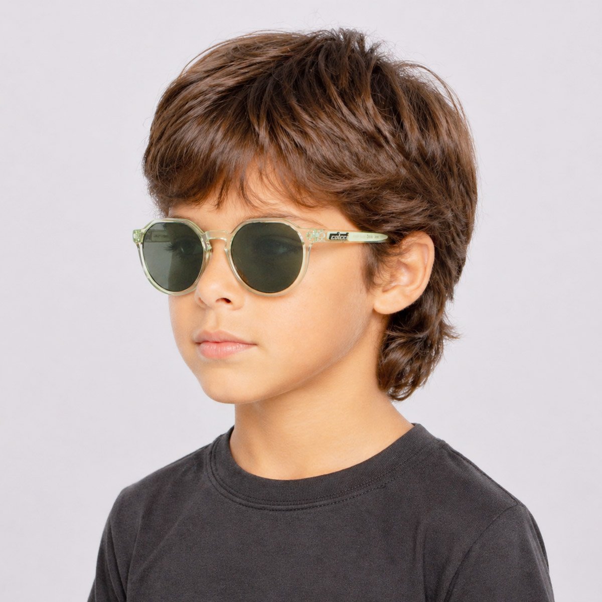 Óculos de Sol Colcci Noa Fun Infantil Verde Translucido Verde 4