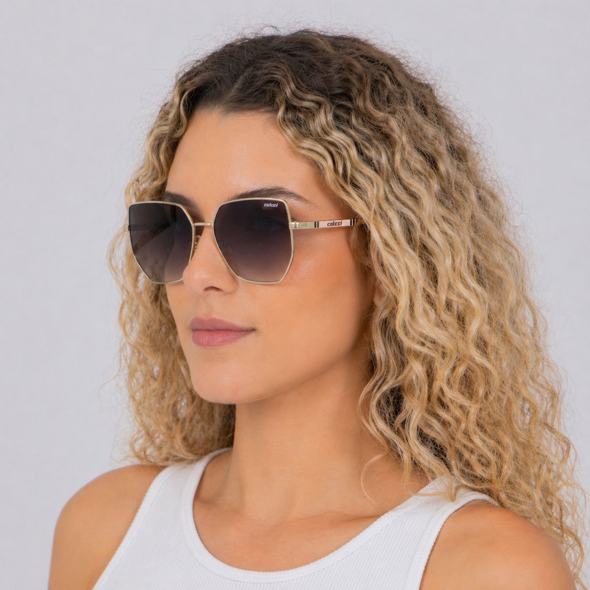 Óculos de Sol Colcci C0233 Dourado Dourado 4