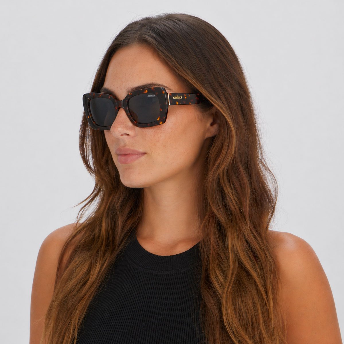 Óculos de Sol Colcci Tribeca Demi Marrom Marrom 4