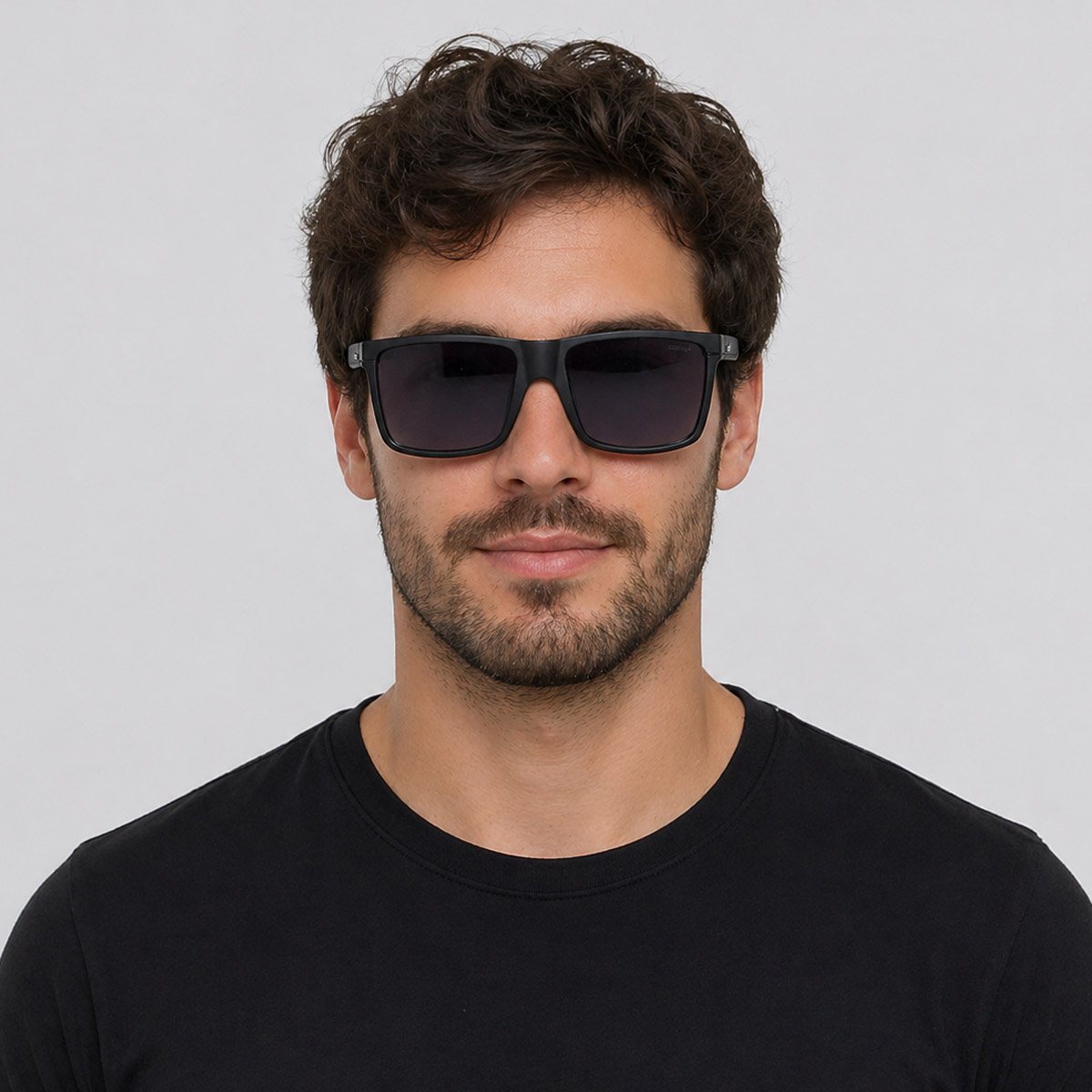 Óculos de Sol Colcci Adam Preto Fosco e Cinza Preto 5