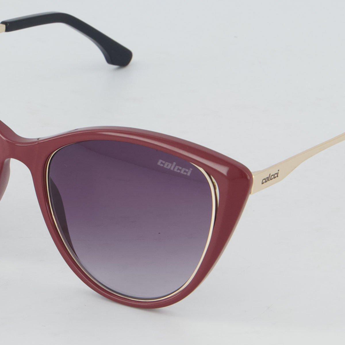 Óculos de Sol Colcci Valentina Bordô e Dourado Bordô 3