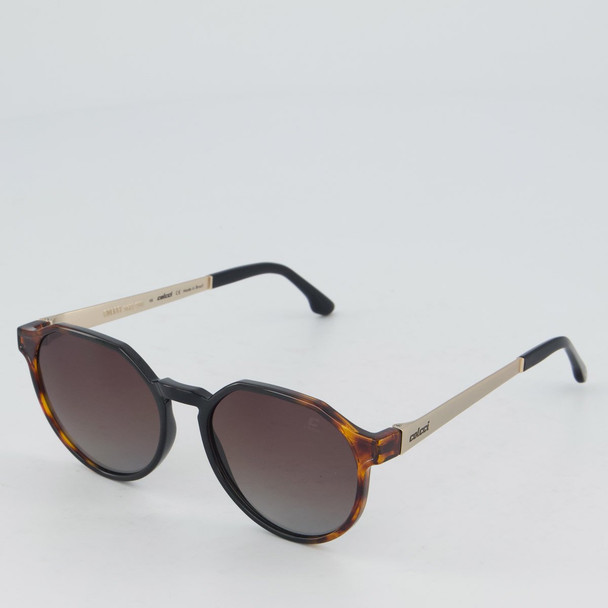 Óculos de Sol Colcci Noa Preto e Dourado