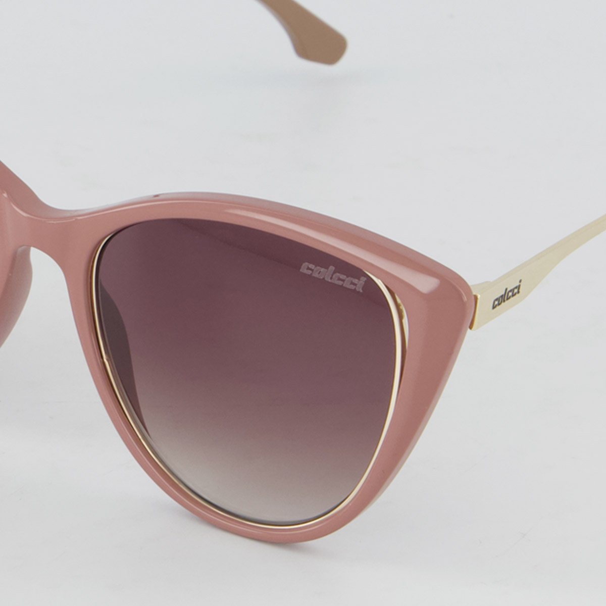 Óculos de Sol Colcci Valentina Rosa e Marrom Rosa 3