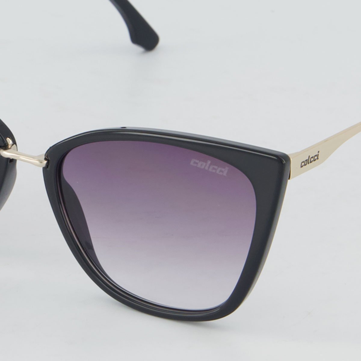 Óculos de Sol Colcci Aretha Preto e Dourado Preto 3