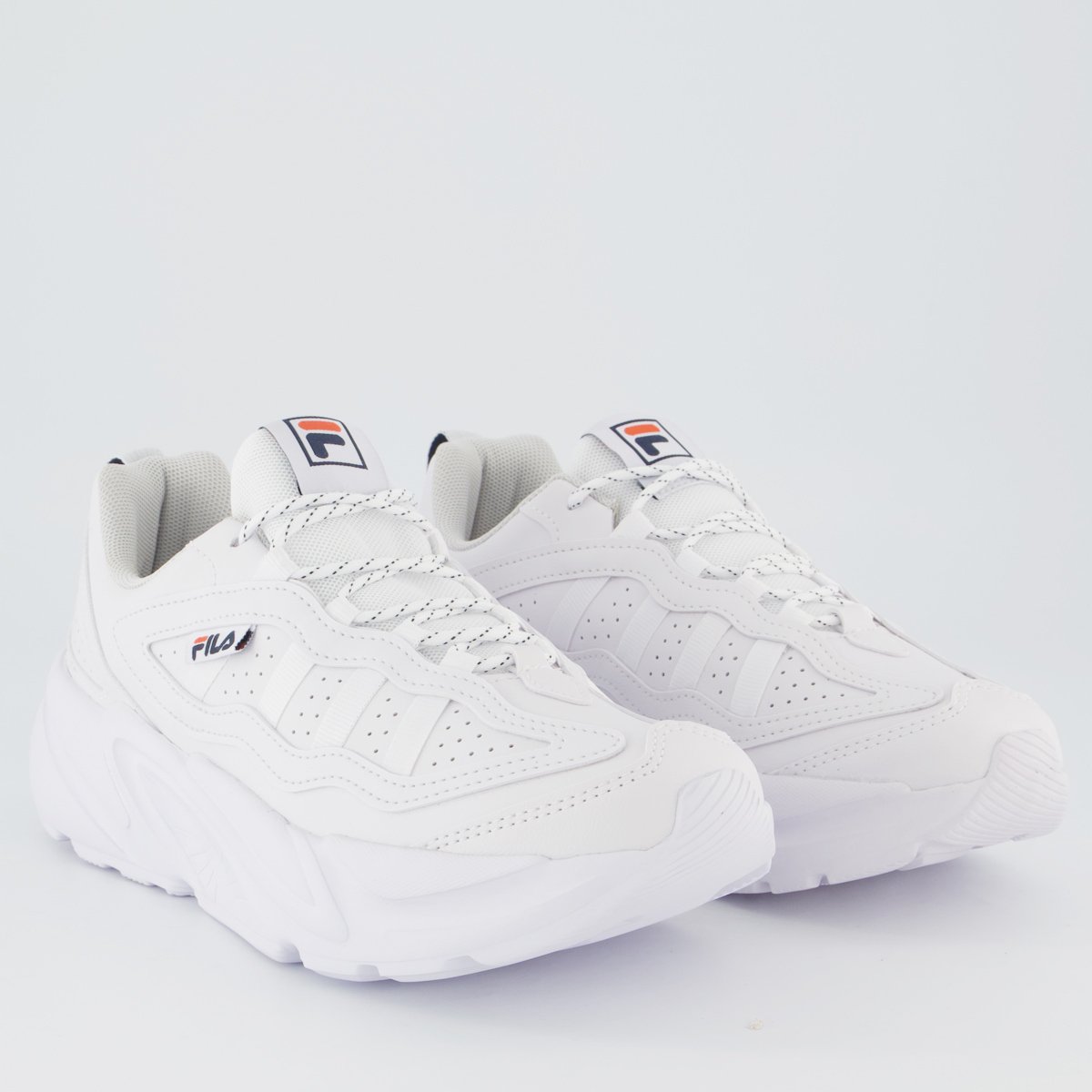 Tenis Fila Street Fit 3 Feminino Branco Branco 2
