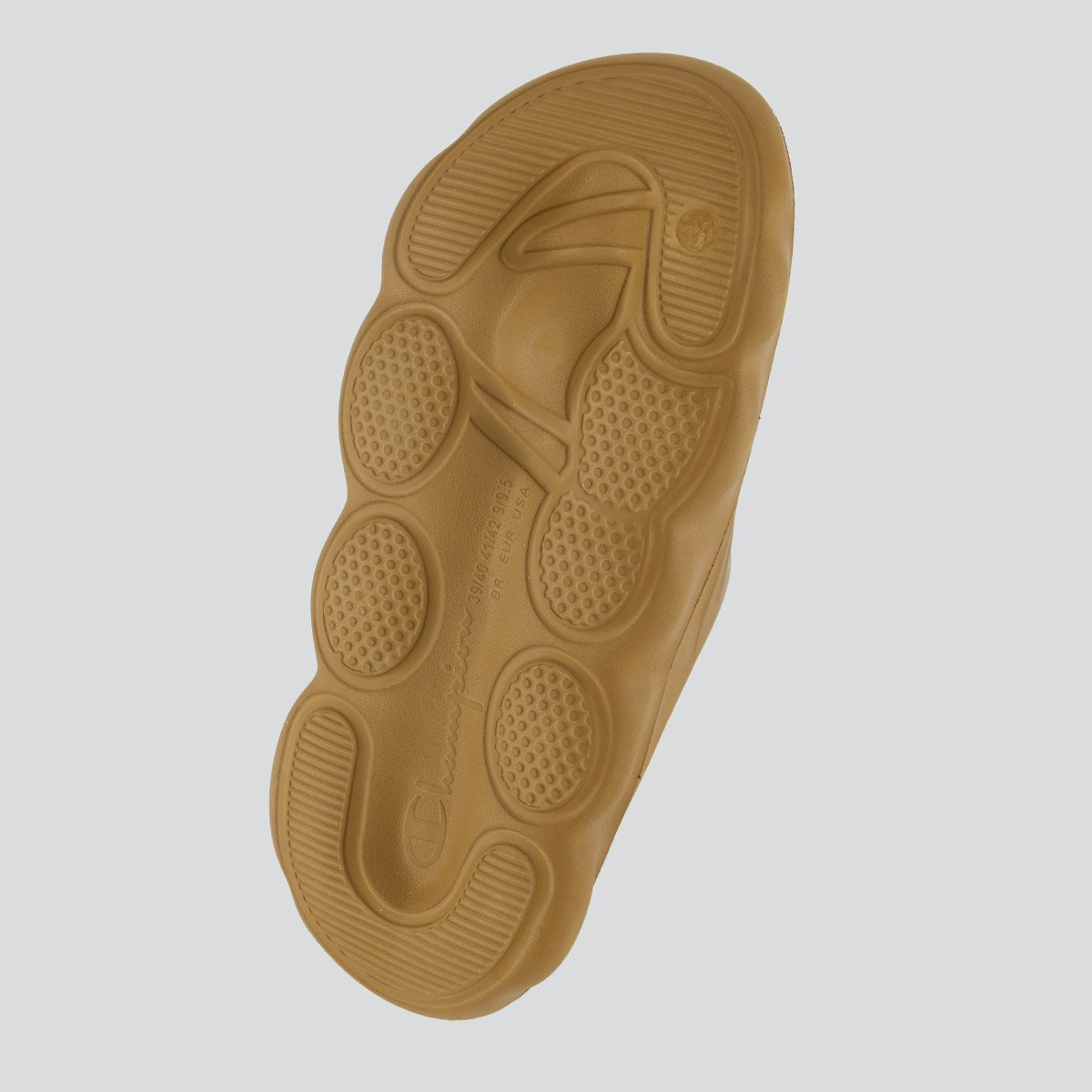 Chinelo Champion Nuvem Spheric Script Marrom Marrom 5