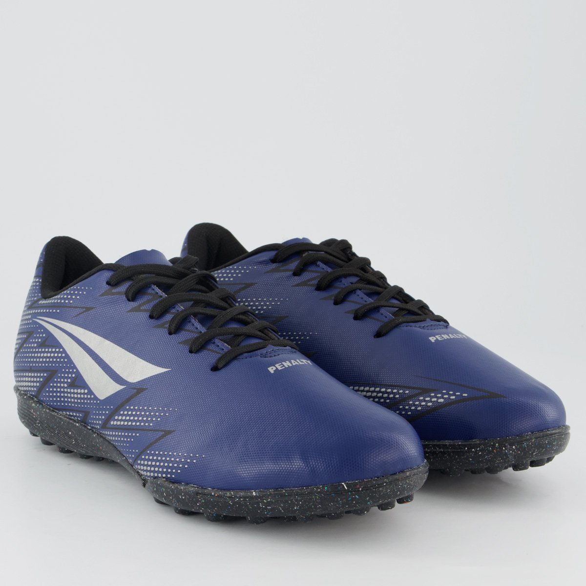 Chuteira Penalty Tornado Y-2 Society Azul Marinho e Preto Azul 2