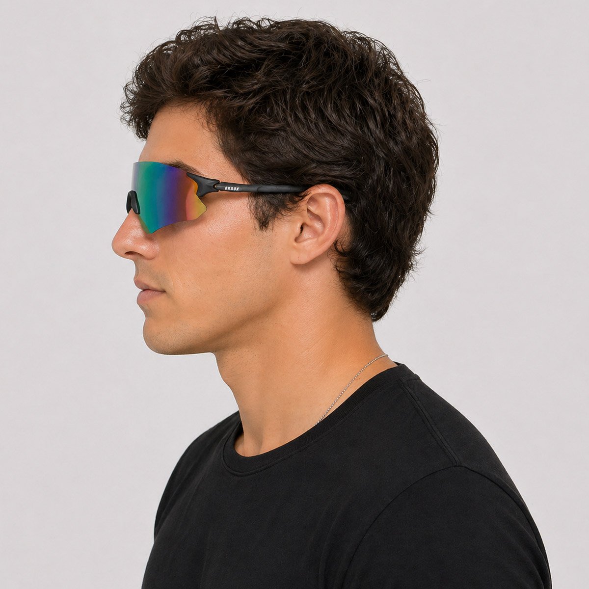 Óculos de Sol OkDok T-Vision Preto Preto 6