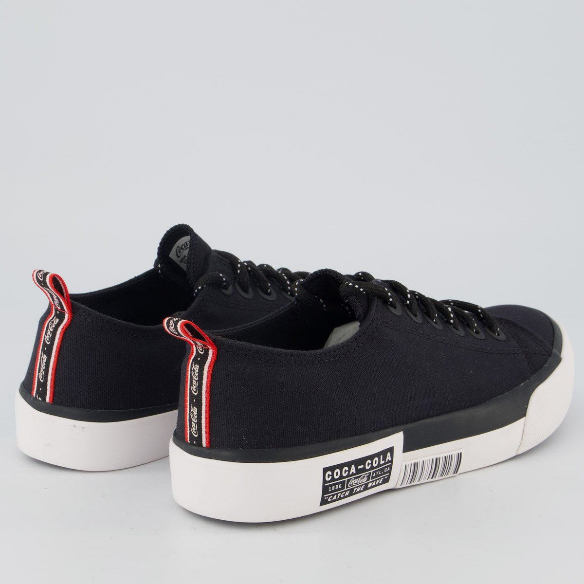 Tênis Coca Cola Atlanta Wave Preto Preto 3