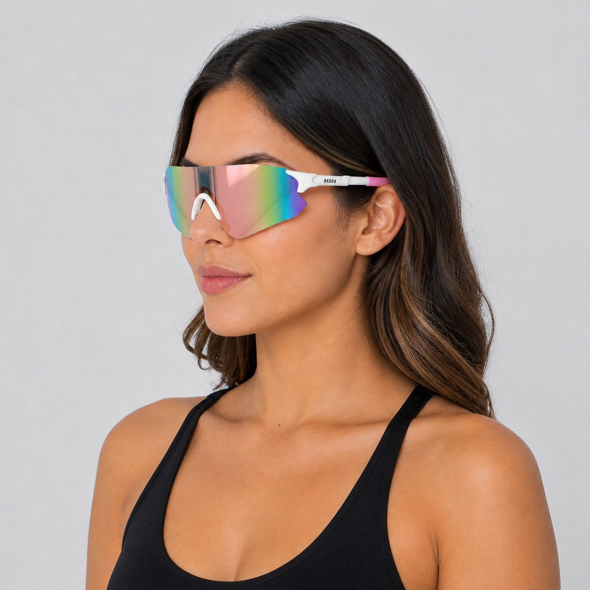 Óculos de Sol OkDok T-Vision Branco e Rosa Branco 4