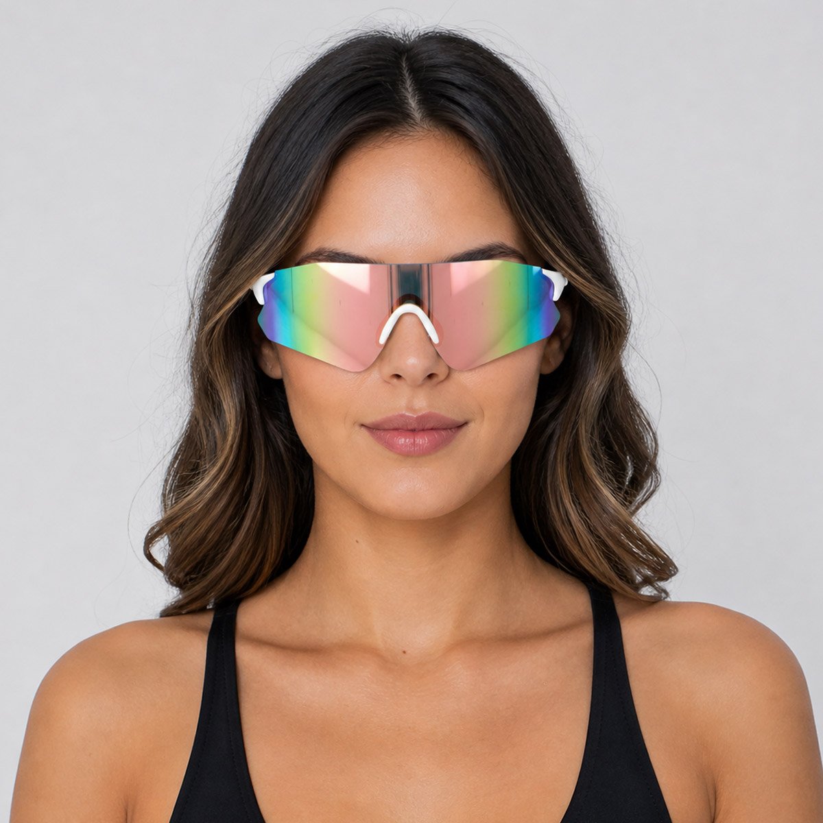Óculos de Sol OkDok T-Vision Branco e Rosa Branco 5