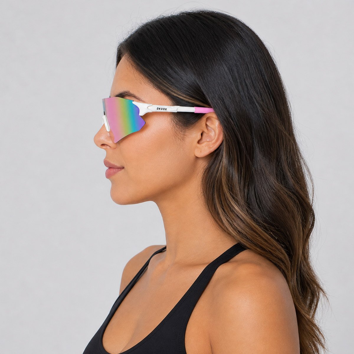 Óculos de Sol OkDok T-Vision Branco e Rosa Branco 6