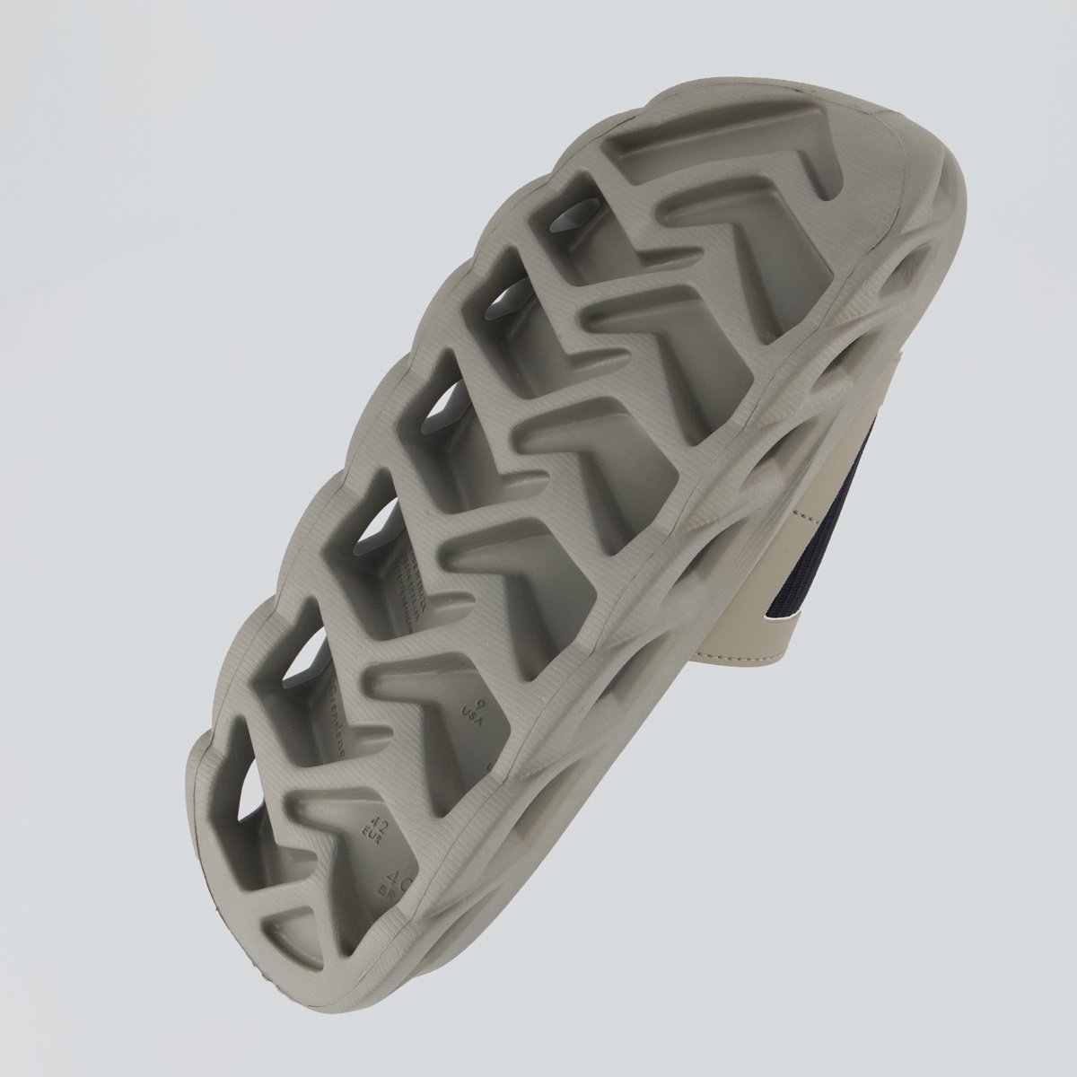 Chinelo Slide Rider R Power Cinza Preto/Bege 5