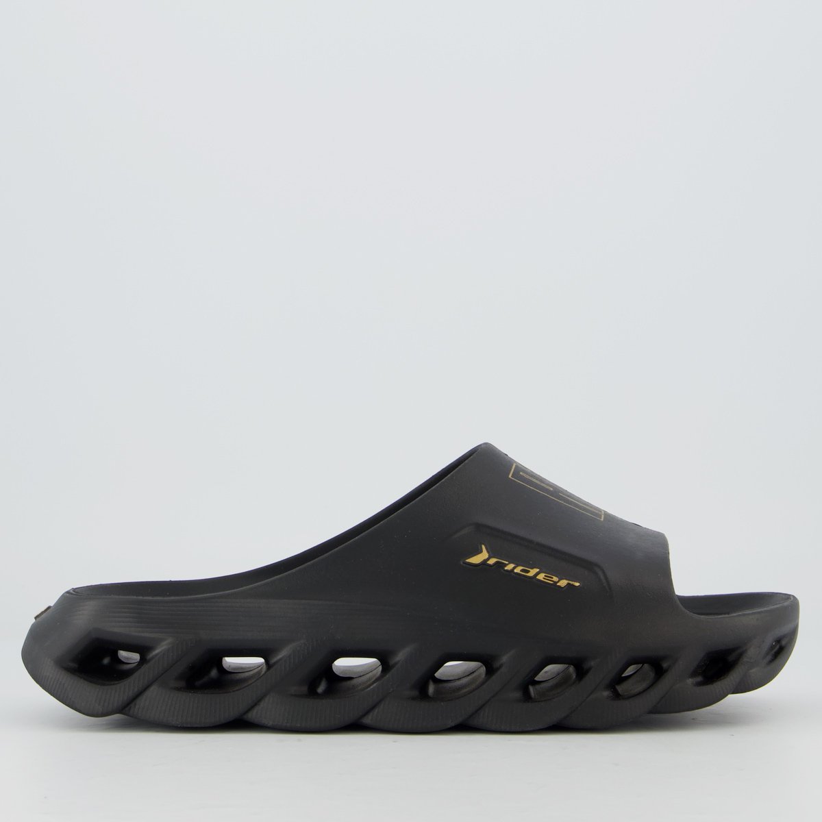 Chinelo Slide Rider Lite + R10 Preto Preto 2
