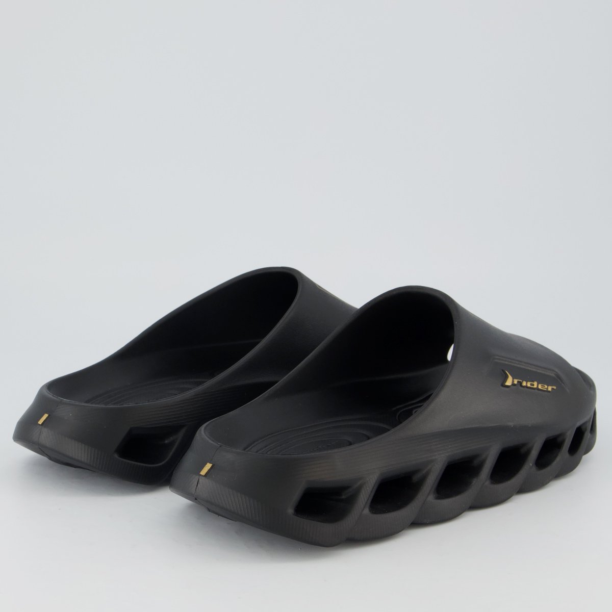 Chinelo Slide Rider Lite + R10 Preto Preto 4